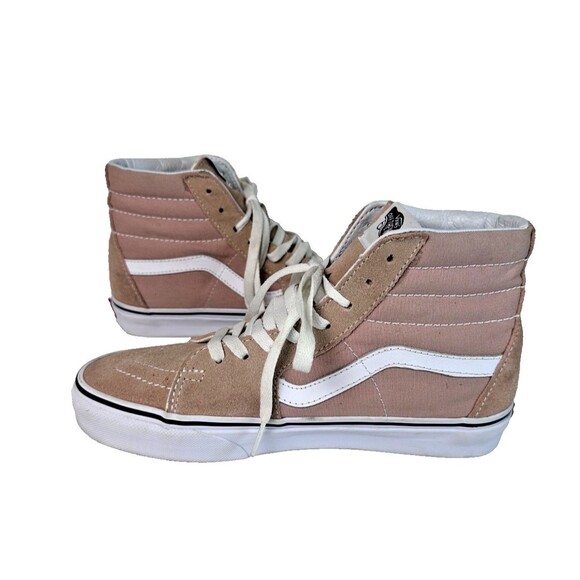 VANS Shoes - VANS Sk8-Hi High Top Skateboard Shoes Men's Size 6.5/Women's 8 Rose Suede